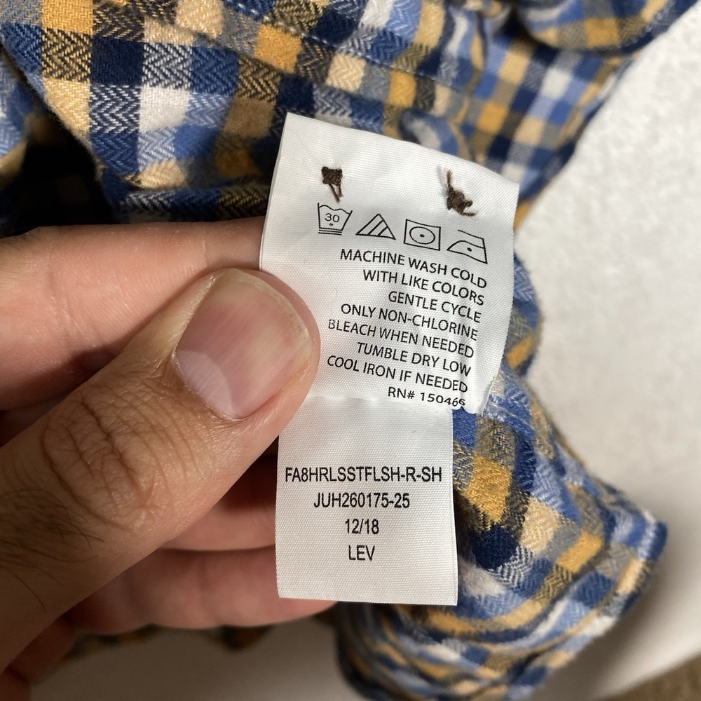 Hawker Rye Regular Fit Button Down Long Sleeve Multicolored XXL Short Career - Picture 6 of 11